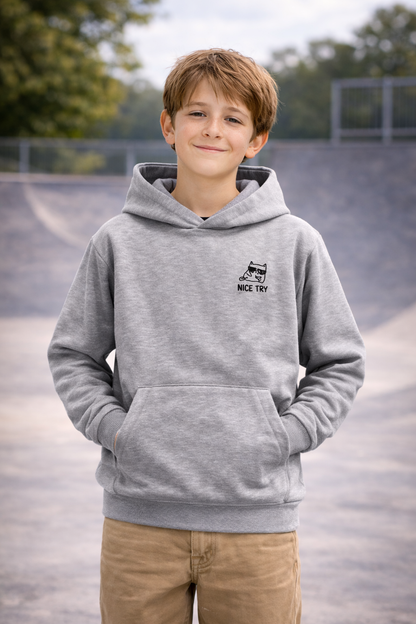 NiceTry 'Slay' Hoodie - grå (kids)