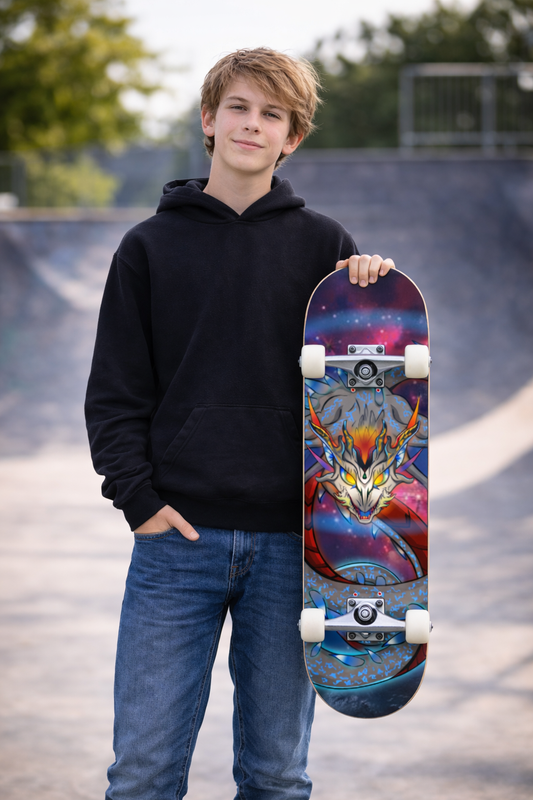 NiceTry - Skateboard Deck - Dragon