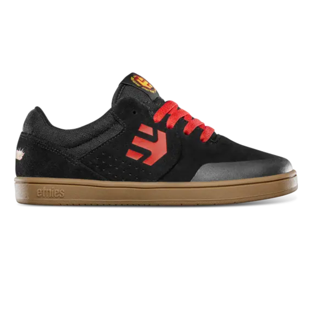 Etnies skatesko - Marana x Santa Cruz - sort/rød (kids)