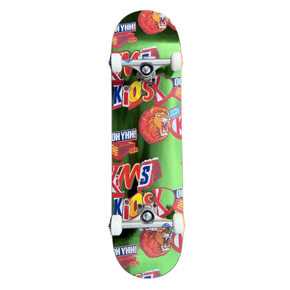 Kims Kiosk - Snack Deck Pro complete skateboard grøn (8.25")