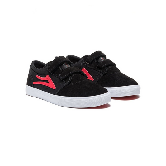 Lakai - Griffin - Black/Flame Suede (kids)