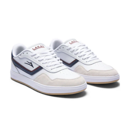 Lakai - Terrace (White/Navy Suede