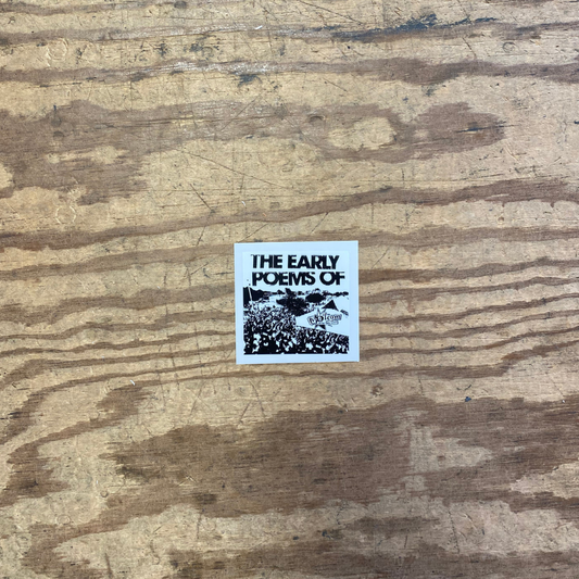 Volcom The Early Poems Of (6,5x6,5)- Stickers