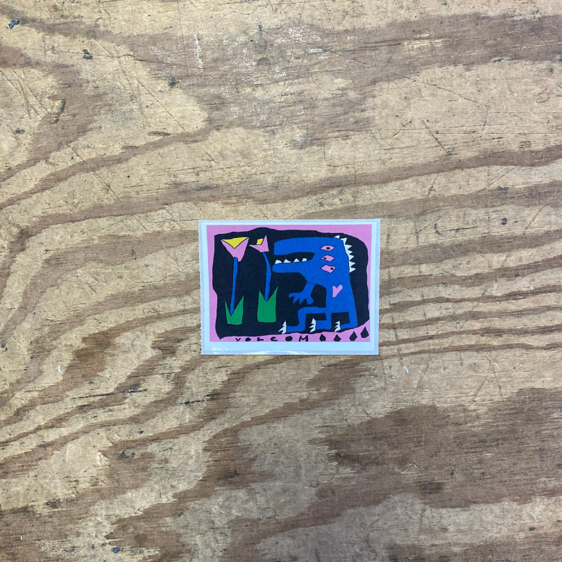 Volcom Dino (8x6)- Stickers