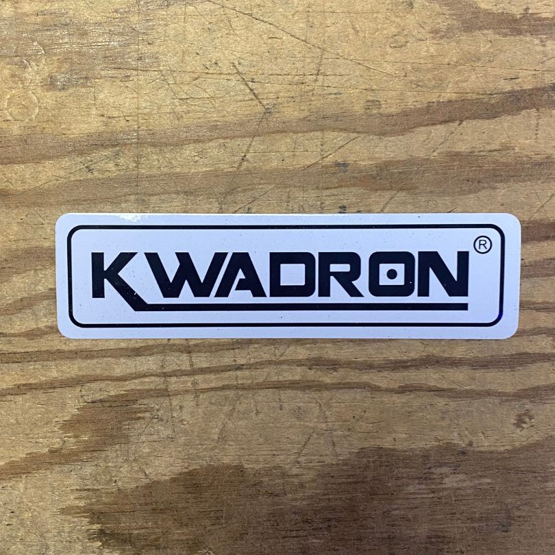 Kwadron logo (15x4)- Stickers