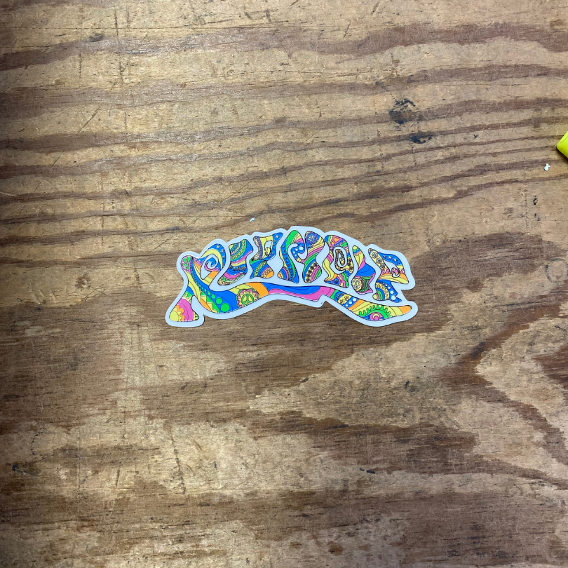 RIPNDIP - tekst (3,5x11) - Stickers