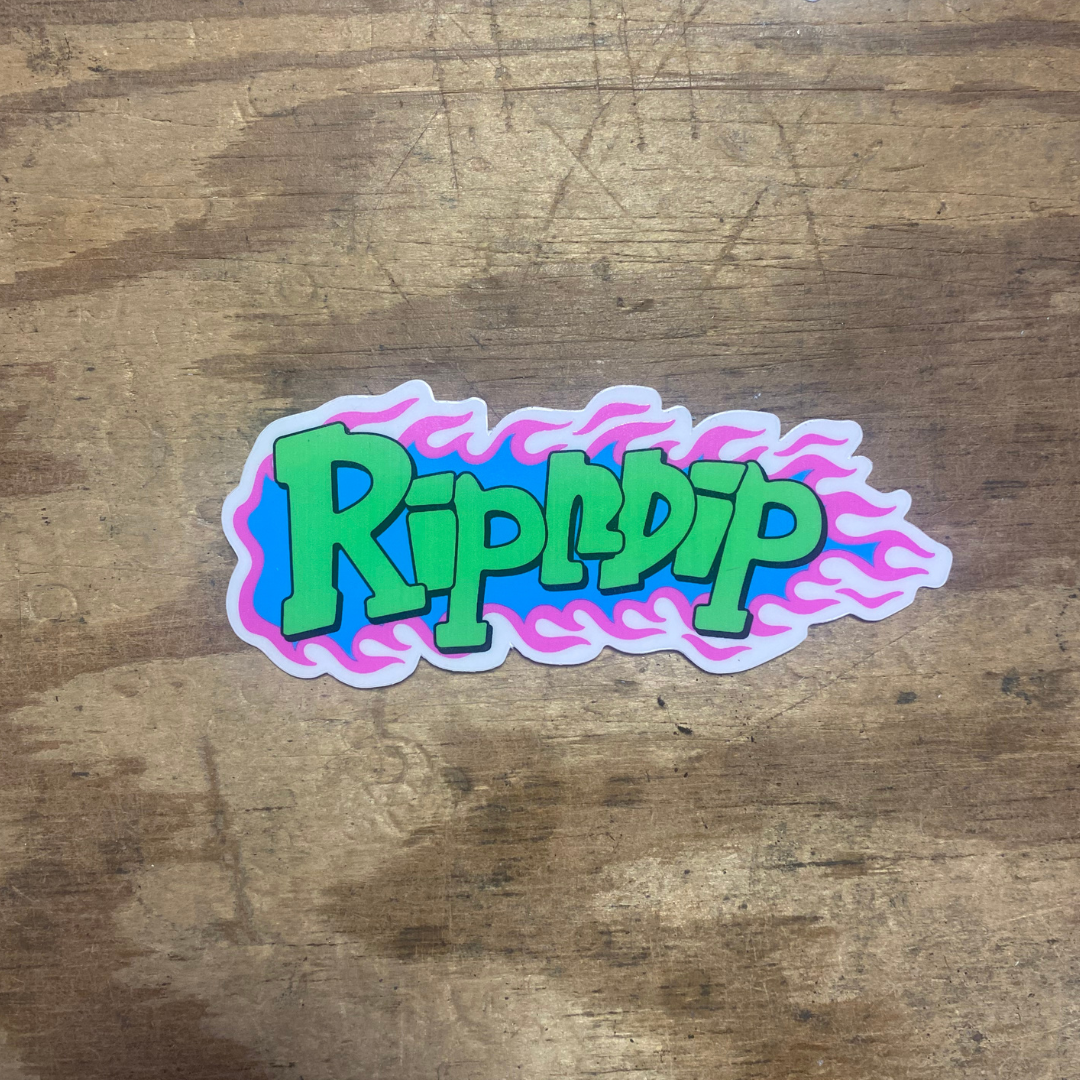 RIPNDIP - Pink Flames (4x11) - Stickers