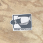 Aarhus skatescene - ASS sticker 7x6cm