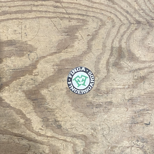 Finga fingerboards  (3x3cm) Grøn - Stickers