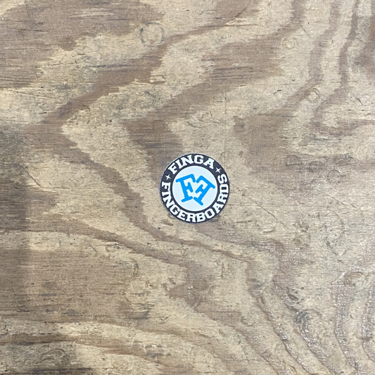 Finga fingerboards  (3x3cm) Blå - Stickers