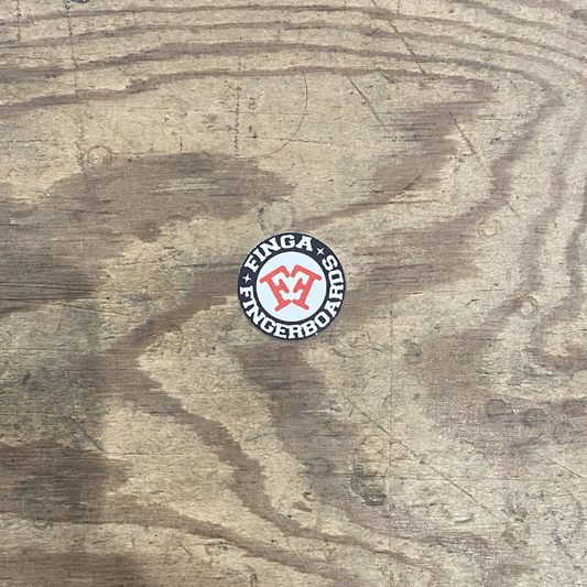 Finga fingerboards  (3x3cm) Rød - Stickers