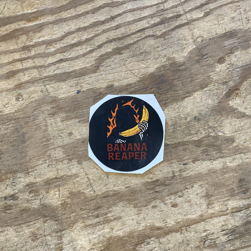 Sk8artshop- "Banana Reaper" (6,5x6,5cm) - Stickers