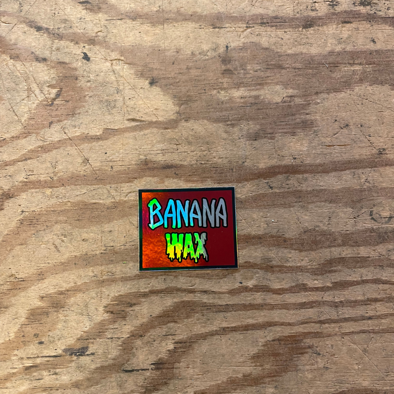 Banana Wax (5x4) Stickers – Kims Kiosk Skateshop