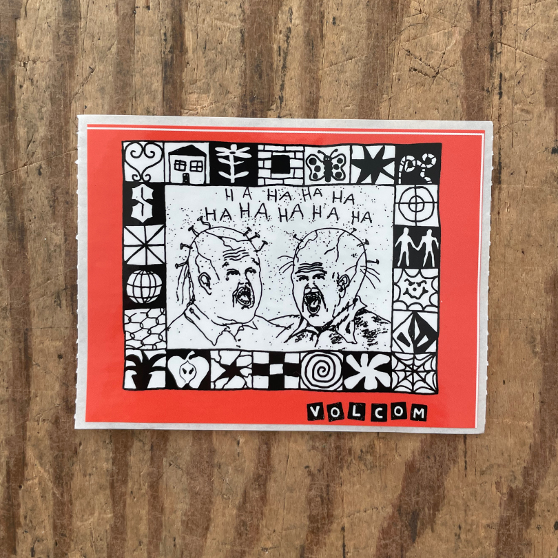 Volcom HA HA HA (8x6) - Stickers