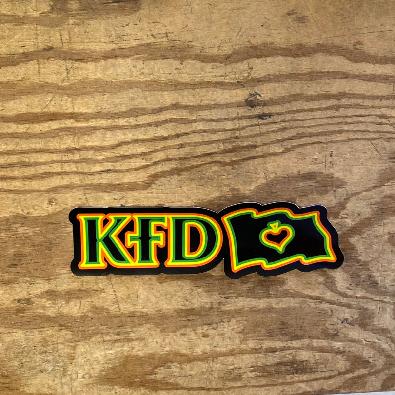 KFD flag (20x6,5) - Stickers