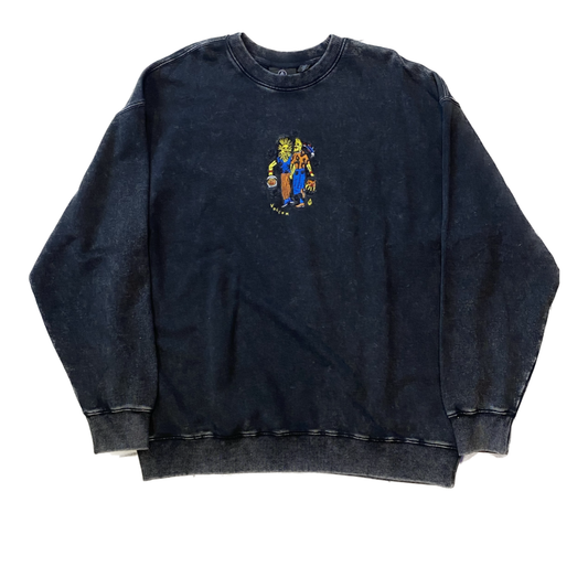 Volcom Featured artist "Bob Mollema" trøje - Mørkegrå Str. XL