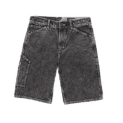 Volcom - Labored Denim Utility Short - LIGHT ACID BLACK