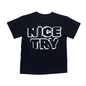 NiceTry t-shirt med logo på ryggen - flere farver (kids)