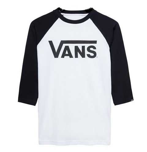 Vans longsleeve t-shirt - sort/hvid str. 10-12 år (kids)
