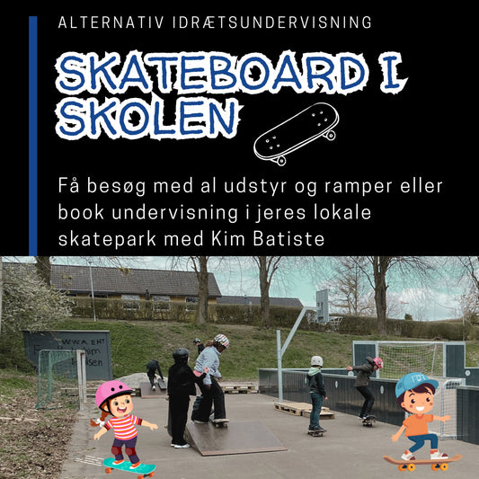 Skateboard-undervisning for skolerklasser