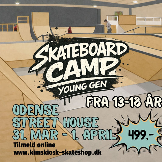 'Young Gen' Skatecamp 31. mar - 1. april - Odense Street House