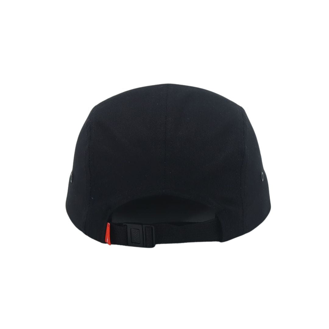 Celebrate cap Classic sort 5-panel kasket med logo