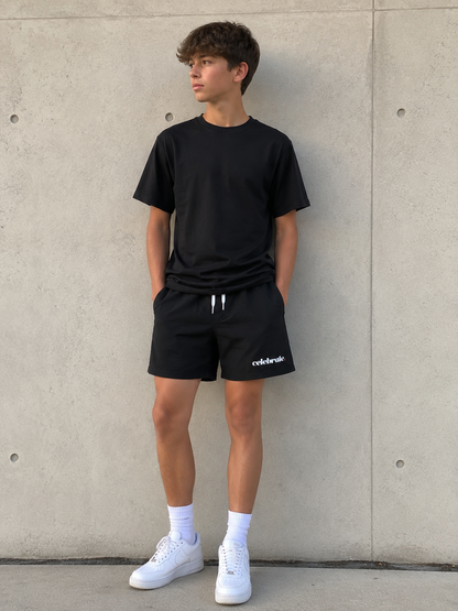 Celebrate - sorte shorts (kids)