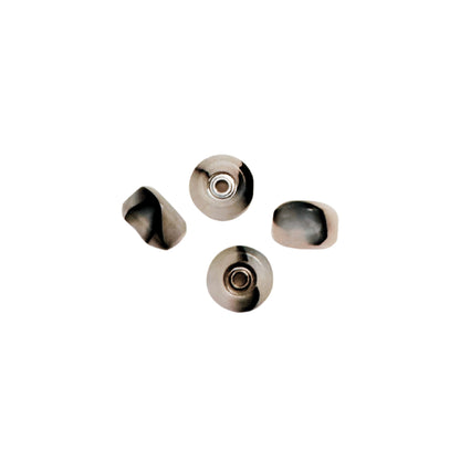 Fingerboard hjul med ABEC7 kuglelejer - Swirl Edt. (hvid)