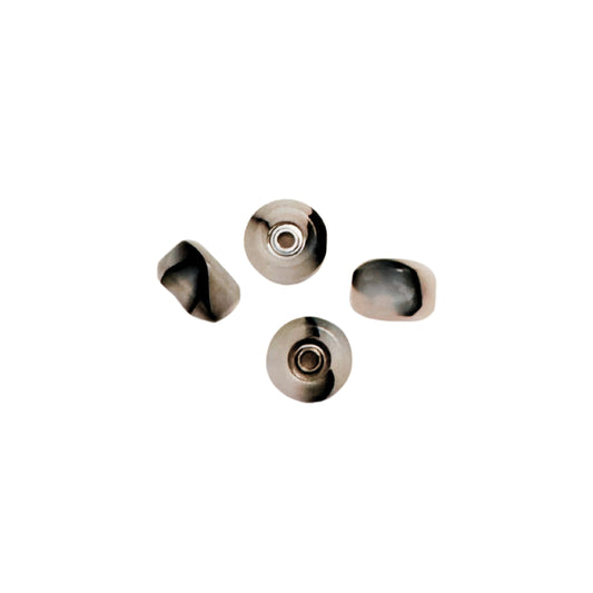Fingerboard hjul med ABEC7 kuglelejer - Swirl Edt. (hvid)