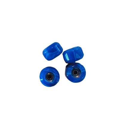 Fingerboard hjul med ABEC7 kuglelejer - Swirl Edt. (lyseblå)