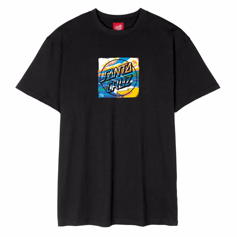 Water View Front T-Shirt - Santa Cruz - sort str. M