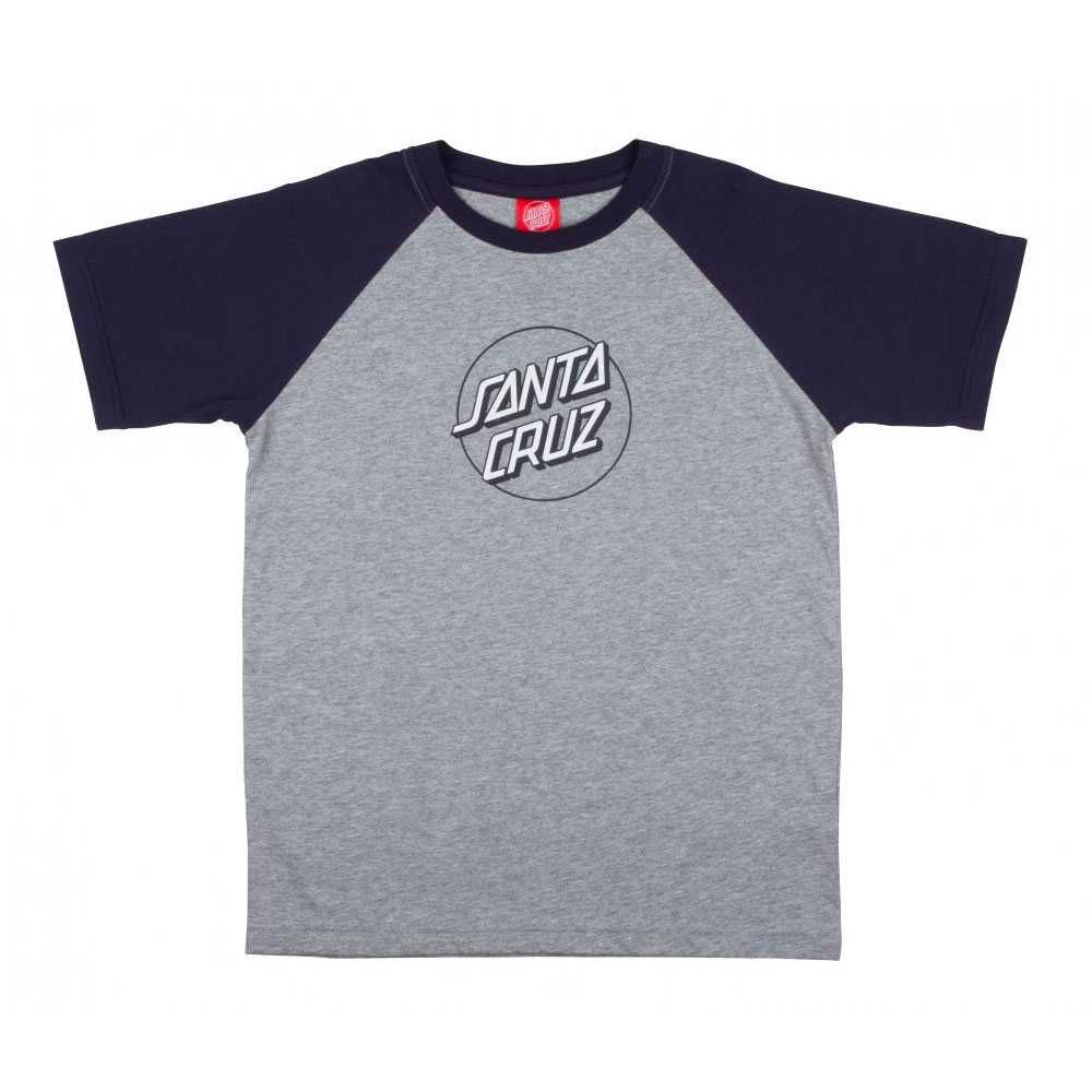 Santa Cruz t-shirt - grå/navy 8-10 år (kids)