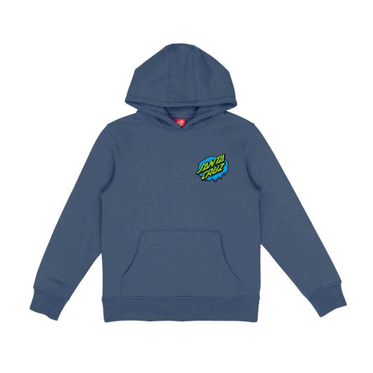 Santa Cruz Hoodie "Slime Dot" - blå (kids)