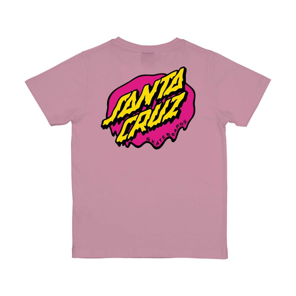 Santa Cruz t-shirt (Slime Dot) - pink (kids)