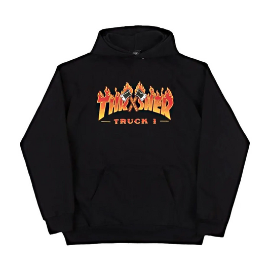 Thrasher "Truck 1" Hoodie - Sort str. L