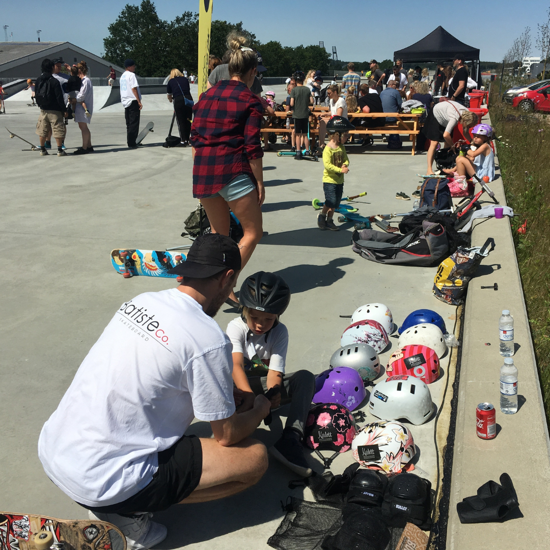 Batiste Co. Skateboard - Indvielse af skatepark