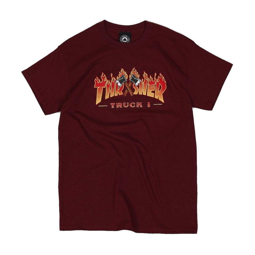 Thrasher "Truck 1 t-shirt" - maroon str. S