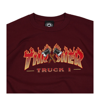 Thrasher "Truck 1 t-shirt" - maroon str. S