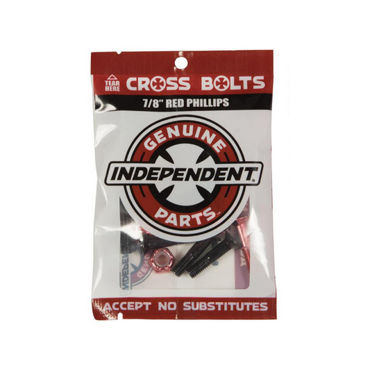 Independent - skruer 7/8" (Black/Red)