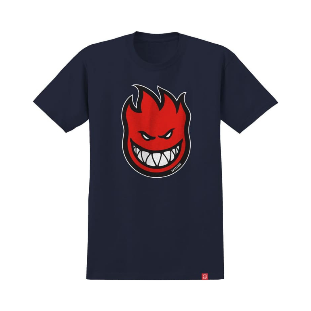 Spitfire Bighead t-shirt - navy str. 12-14 år (kids)