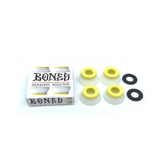 Bones Hardcore Bushings (Medium) hvid/sort